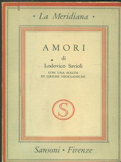 Amori - Lodovico Savioli - copertina
