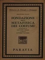 Fondazione della metafisica dei costumi