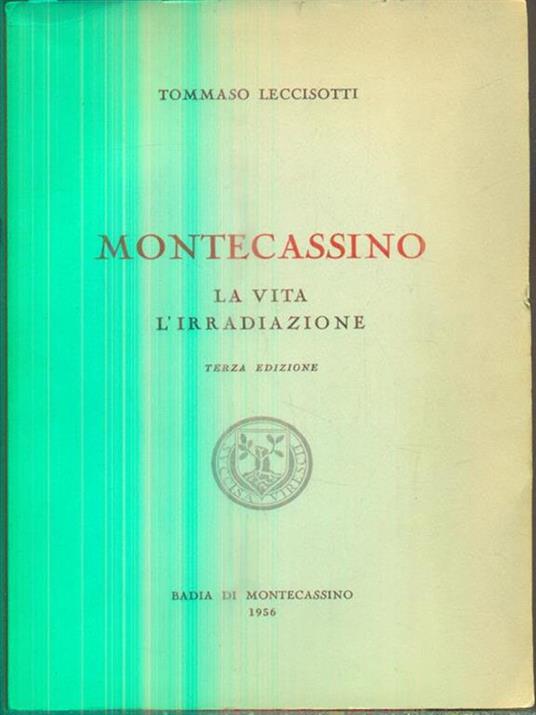 Montecassino - Tommaso Leccisotti - copertina