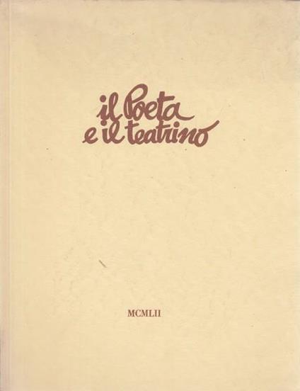 Il poeta e il teatrino - Lydia B. Casale - copertina