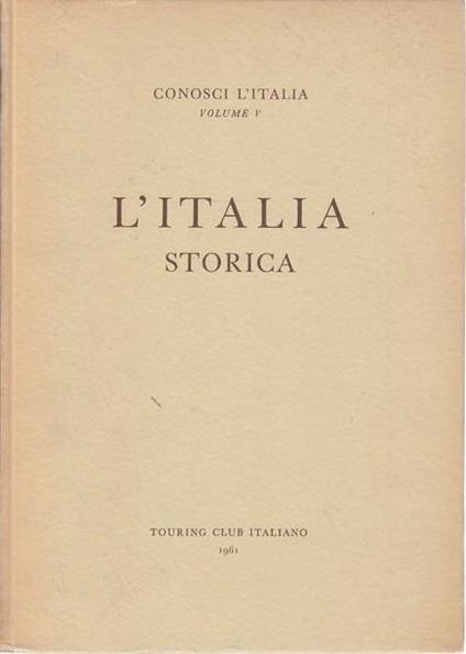 L' Italia storica - copertina
