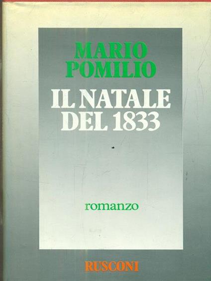 Il Natale del 1833 - Mario Pomilio - copertina