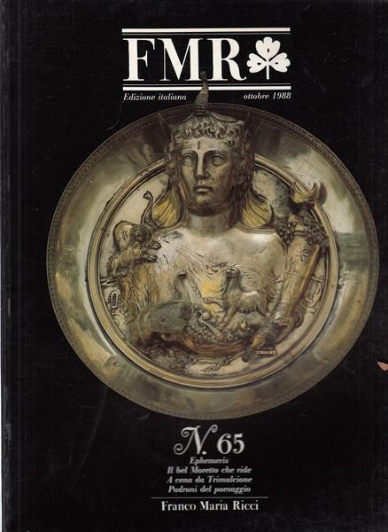 FMR n 65 ottobre 1988 - copertina
