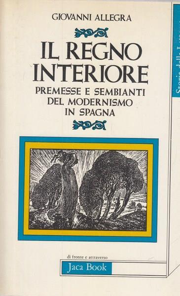 Il regno interiore - Giovanni Allegra - copertina