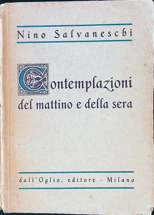 Contemplazioni del mattino e della sera