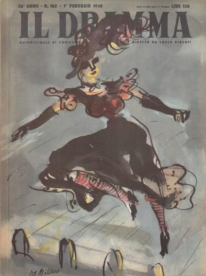 Il dramma n. 102 1°febbraio 1950 I tre signori Chantrel - Louis Verneuil - copertina