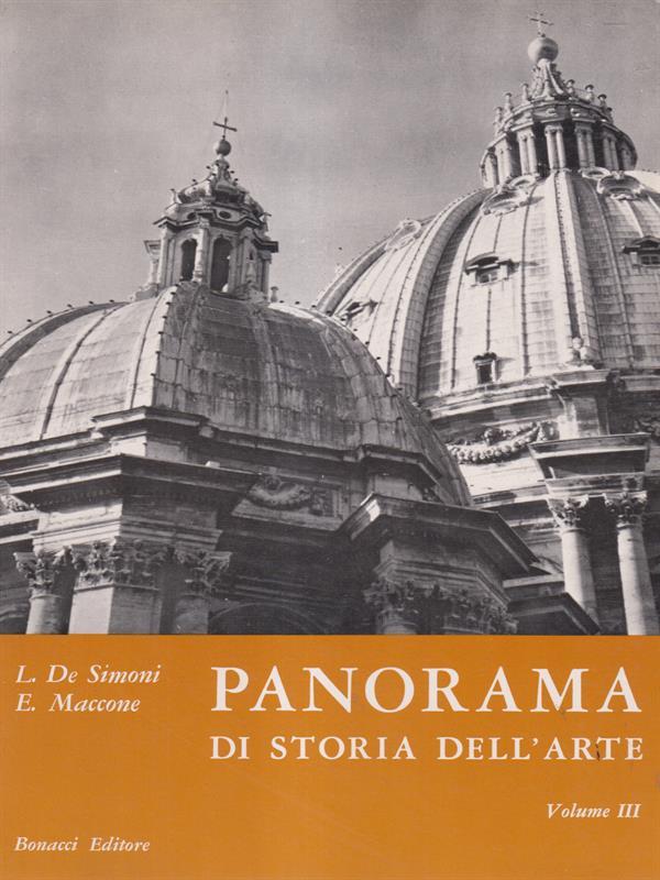 Panorama di storia dell'arte vol. III