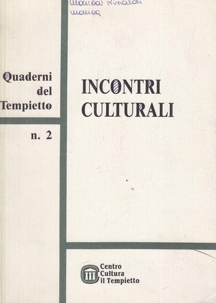 Incontri culturali