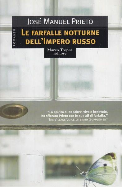 Le farfalle notturne dell'impero russo - Manuel José Prieto - copertina