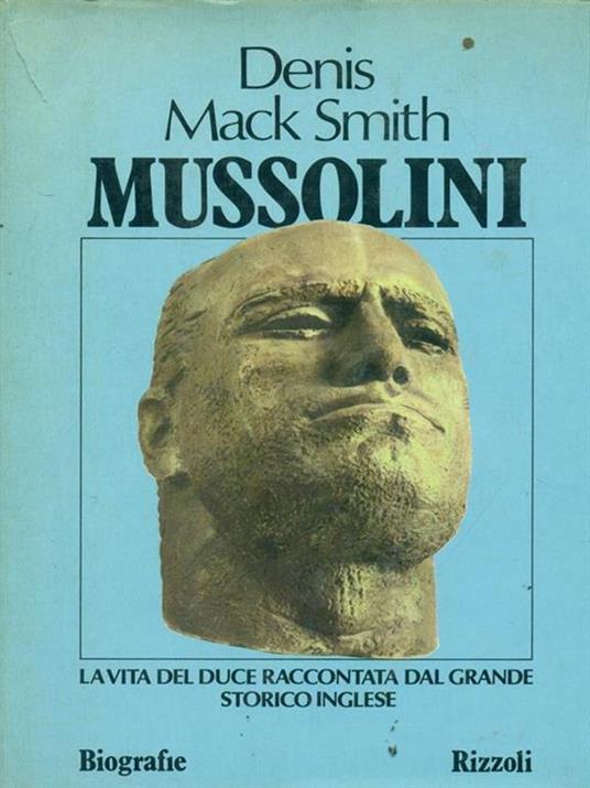Mussolini - Denis Mack Smith - copertina
