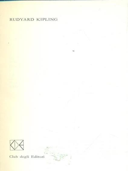 Rudyard Kipling. Premio Nobel 1907 - copertina