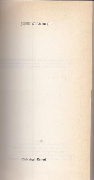 John Steinbeck. Premio Nobel 1962