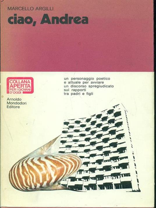 Ciao, Andrea - Marcello Argilli - copertina