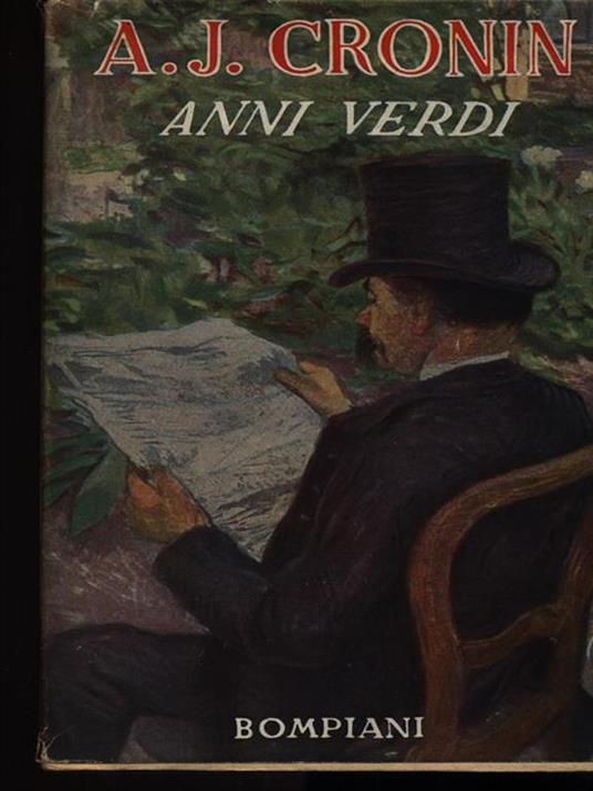 Anni verdi - A. Joseph Cronin - copertina