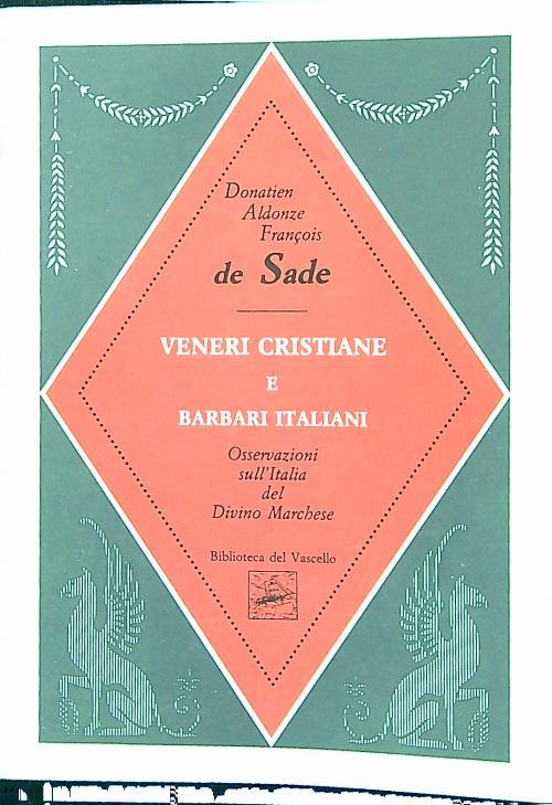 Veneri cristiane e barbari italiani