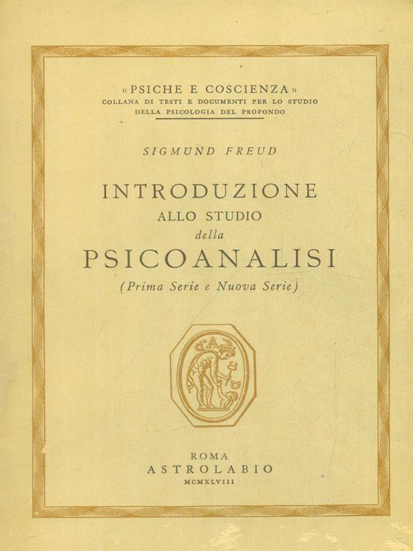 Introduzione allo studio della psicoanalisi