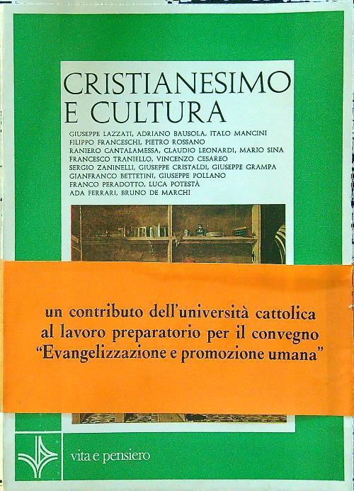 Cristianesimo e cultura