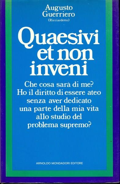 Quaesivi et non inveni