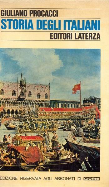 Storia degli italiani - copertina