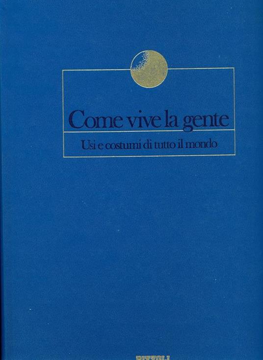 Come vive la gente - copertina