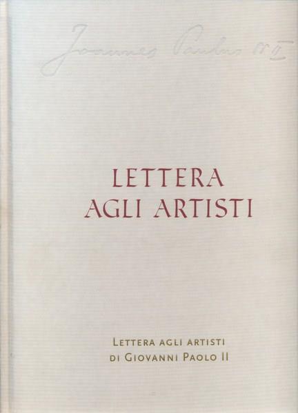 Lettera agli artisti
