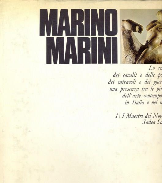 Marino Marini - copertina