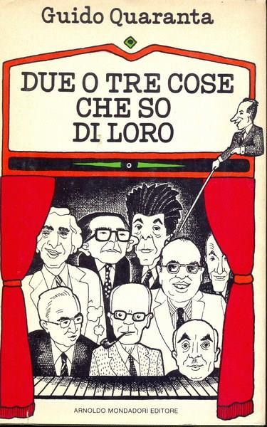 Due o tre cose che so di loro - Guido Quaranta - copertina