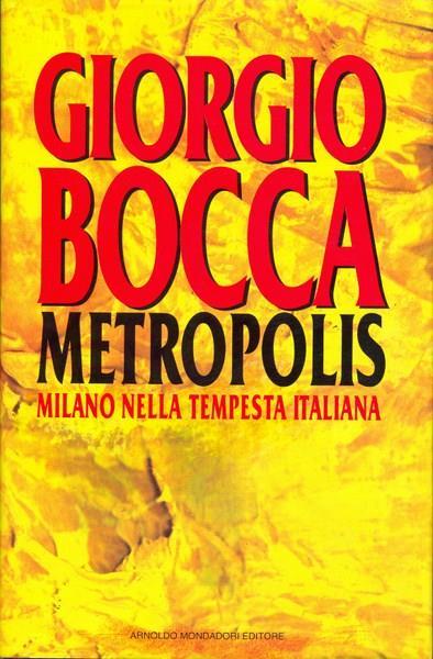 Metropolis - Giorgio Bocca - copertina