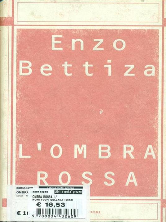 L' ombra rossa - Enzo Bettiza - copertina
