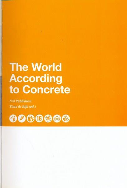 The world According to Concrete - copertina
