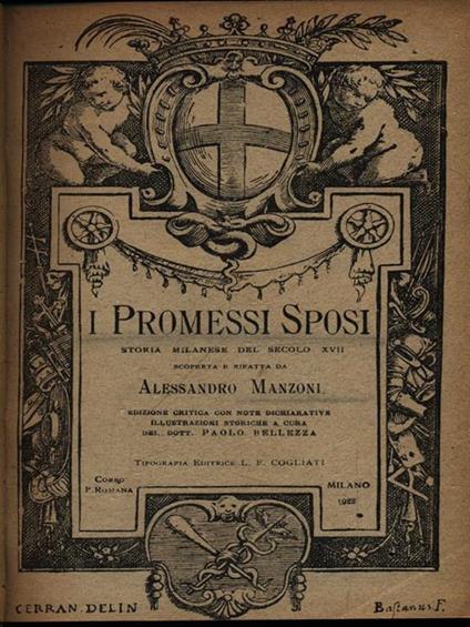 I promessi sposi - Alessandro Manzoni - copertina
