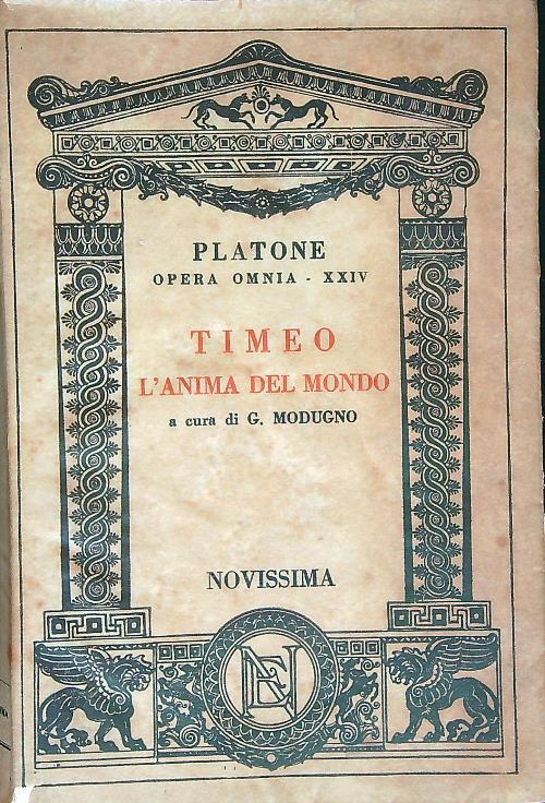 Timeo, l'anima del mondo