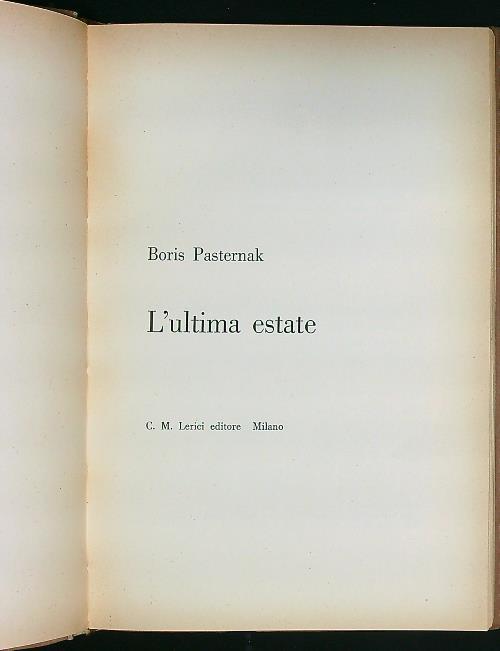 L' ultima estate