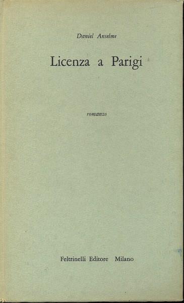 Licenza a Parigi - copertina