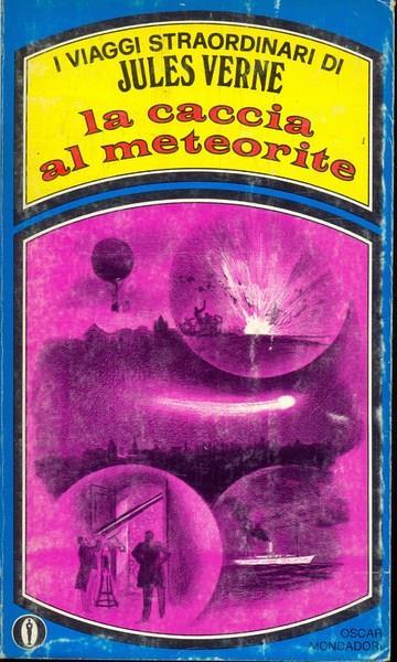 La caccia al meteorite - Jules Verne - copertina