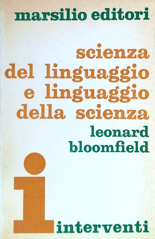 Scienza del linguaggio e linguaggio della scienza