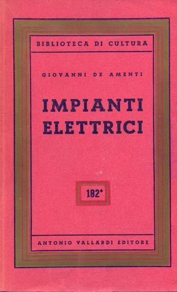 Impianti elettrici - copertina
