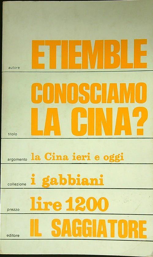 Conosciamo la Cina?