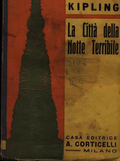 La città della notte terribile - Rudyard Kipling - copertina