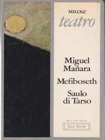 Teatro di: Milosz - copertina