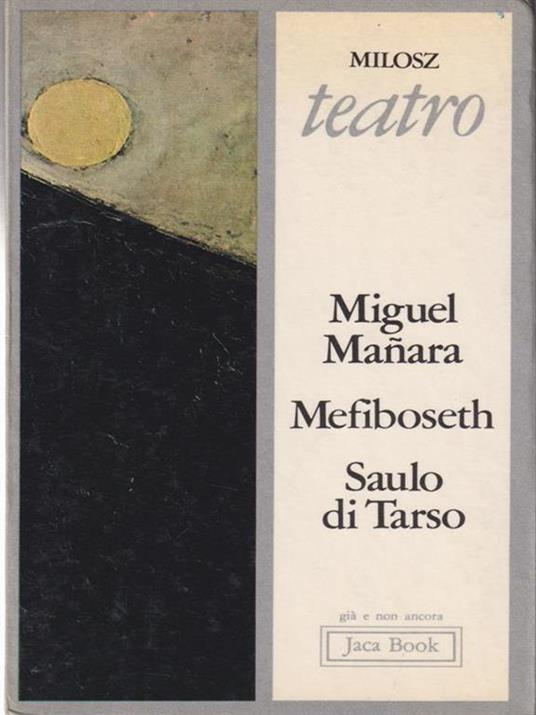 Teatro di: Milosz - copertina
