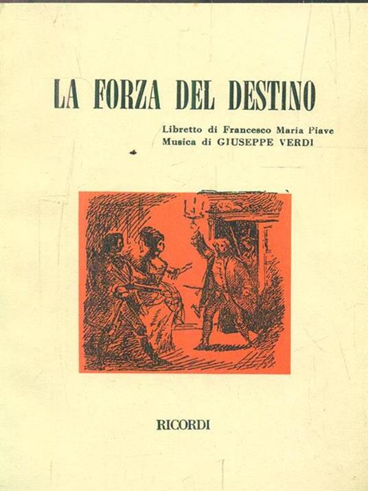 La forza del destino - Giuseppe Verdi - copertina