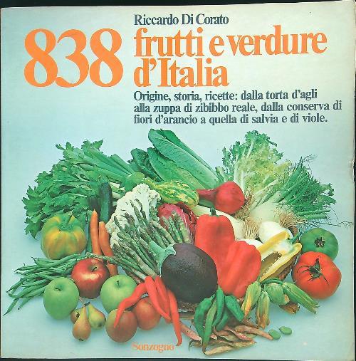 838 frutti e verdure d'Italia