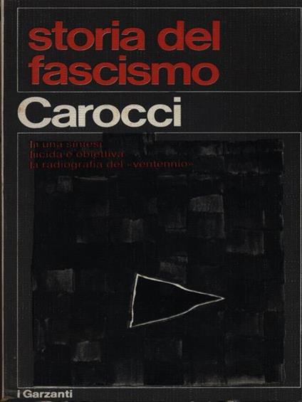 Storia del fascismo - Giampiero Carocci - copertina