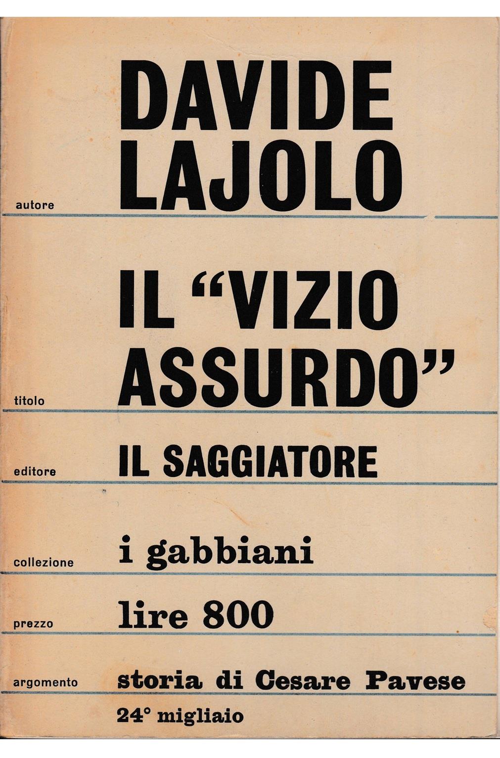 Il vizio assurdo