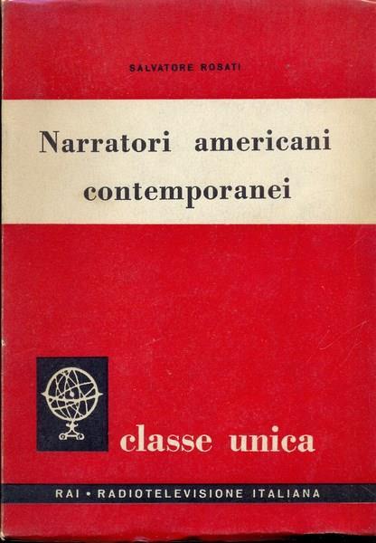 Narratori americani contemporanei - Salvatore Rosati - copertina