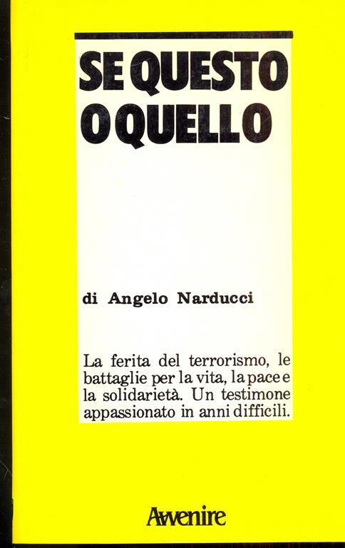 Se questo o quello - copertina