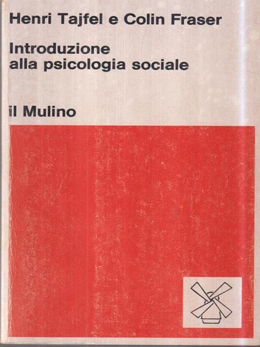 Introduzione alla psicologia sociale - Henri Tajfel - copertina