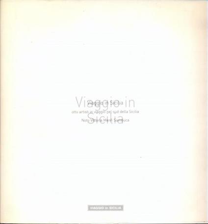 Viaggio in Sicilia - copertina