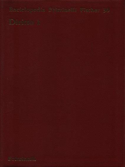 Enciclopedia Feltrinelli Fischer. 30. Diritto 1 - Giuliano Crifò - copertina